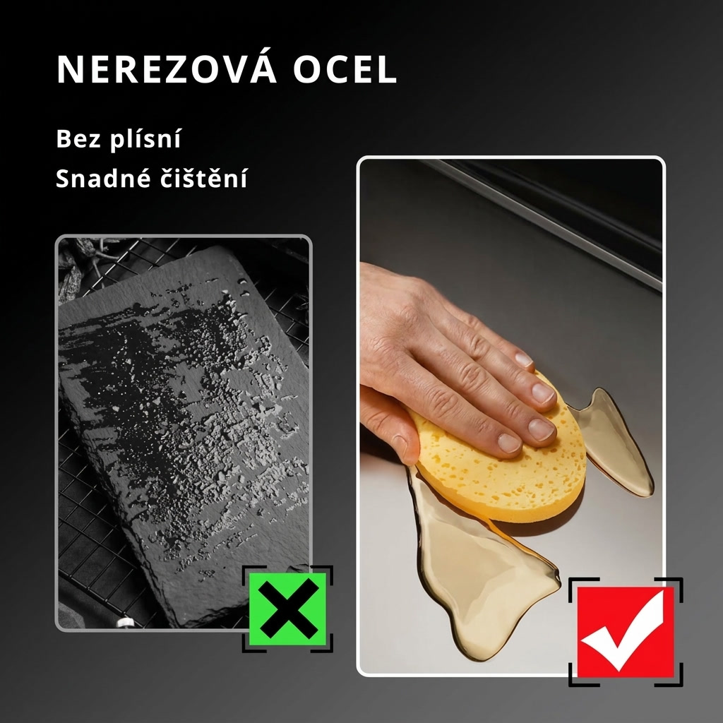 Vestria™ – Nerezové krájecí prkénko se zahnutou hranou